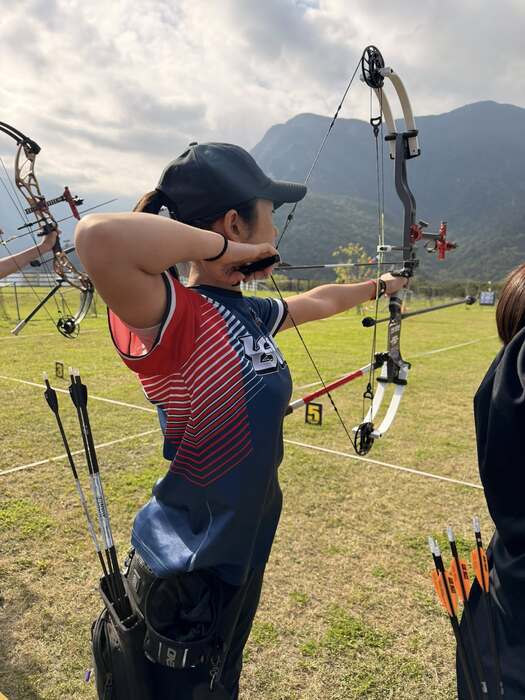 914張允婕 榮獲複合弓國中女子組個人對抗賽第五名